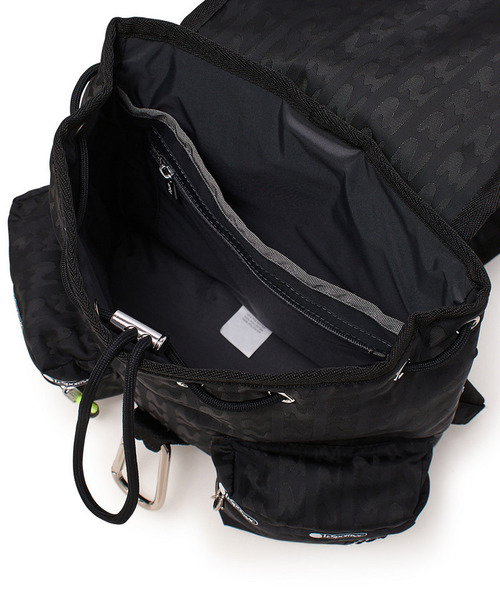 LeSportsac(レスポートサック)の「MSGM VOYAGER BACKPACK ボヤージャーブラックジャカード(バックパック/リュック・レディース・ブラック・FREE)」の4枚目の写真