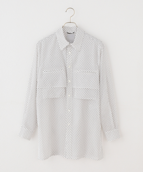 MIOSMOKEY(MIOSMOKEY)の「【MIOSMOKEY/ミオズモーキー】PLAID SHEER LAYEAD SHIRT(シャツ/ブラウス・レディース・ホワイト・FREE)」の1枚目の写真