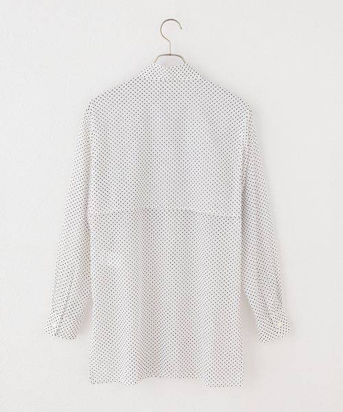 MIOSMOKEY(MIOSMOKEY)の「【MIOSMOKEY/ミオズモーキー】PLAID SHEER LAYEAD SHIRT(シャツ/ブラウス・レディース・ホワイト・FREE)」の10枚目の写真