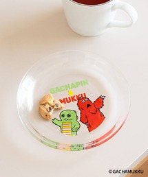 studio CLIP（スタディオクリップ）の「ガラスプレート[ガチャピン・ムックコラボ]（食器）」