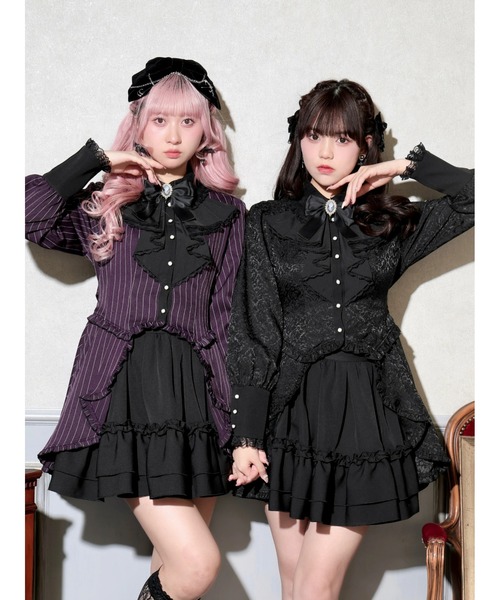 ROJITA NOEMIE evelyn 4点セット ゴシックラッフルセットアップ（ワンピース）｜NOEMIE（ノエミー）の