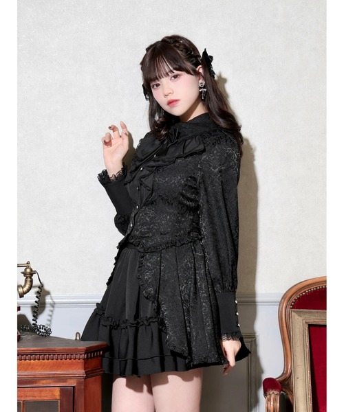 NOEMIE(ノエミー)の「ゴシックラッフルセットアップ(ワンピース・レディース・ブラック/パープル・M)」の7枚目の写真