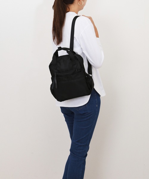 BACKYARD FAMILY(バックヤードファミリー)の「TakeMe Daypack cargo MINI(バックパック/リュック・レディース・ベージュ/グレー/カーキ/ブラック/ピンクベージュ・FREE)」の8枚目の写真