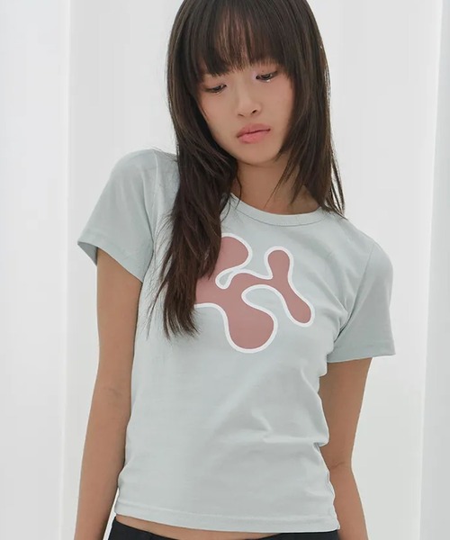 Ada.（エイダ）の「◇FANCYCLUB◇ブランド直輸入正規品/FY クラウド Tシャツ FY CLOUD TEE（Tシャツ/カットソー・レディース・ミント/ブラック・FREE）」の12枚目の写真