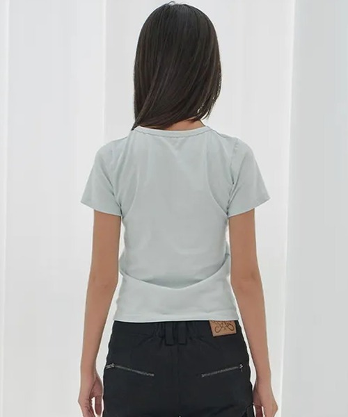 Ada.（エイダ）の「◇FANCYCLUB◇ブランド直輸入正規品/FY クラウド Tシャツ FY CLOUD TEE（Tシャツ/カットソー・レディース・ミント/ブラック・FREE）」の10枚目の写真