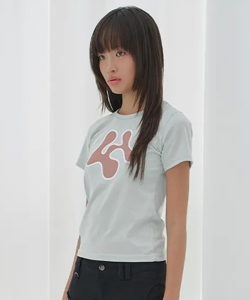 Ada.（エイダ）の「◇FANCYCLUB◇ブランド直輸入正規品/FY クラウド Tシャツ FY CLOUD TEE（Tシャツ/カットソー・レディース・ミント/ブラック・FREE）」の9枚目の写真