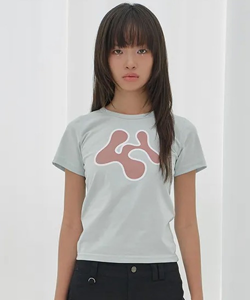 Ada.（エイダ）の「◇FANCYCLUB◇ブランド直輸入正規品/FY クラウド Tシャツ FY CLOUD TEE（Tシャツ/カットソー・レディース・ミント/ブラック・FREE）」の8枚目の写真