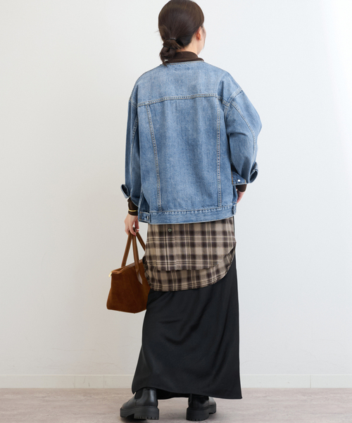 JOURNAL STANDARD relume(ジャーナルスタンダード レリューム)の「《追加4》デニムジャケット(デニムジャケット・レディース・ネイビー/ブルー・FREE)」の16枚目の写真