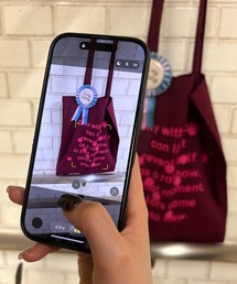 SETUP7（セットアップセブン）の「【THE READING ROOM PARIS】flat tote bag "Dot to Star" フラット  グラフィックプリント トートバッグ コットン（トートバッグ）」