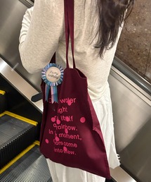 SETUP7（セットアップセブン）の「【THE READING ROOM PARIS】flat tote bag "Dot to Star"（トートバッグ）」