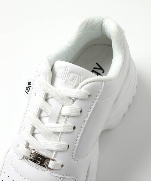 algy（アルジー）の「厚底スニーカー（スニーカー・キッズ・ブラック/オフホワイト・24/23/22/21/20）」の5枚目の写真