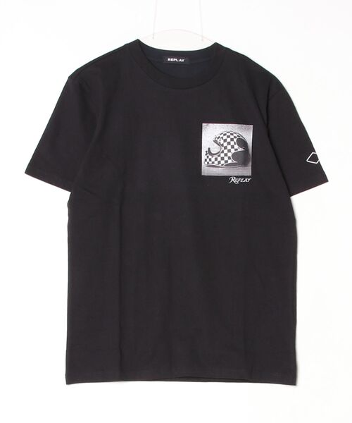 REPLAY（リプレイ）の「T-シャツ（Tシャツ/カットソー・メンズ・ブラック/ホワイト/ウッド・SMALL/LARGE/X-LARGE/XX-LARGE/MEDIUM）」の2枚目の写真