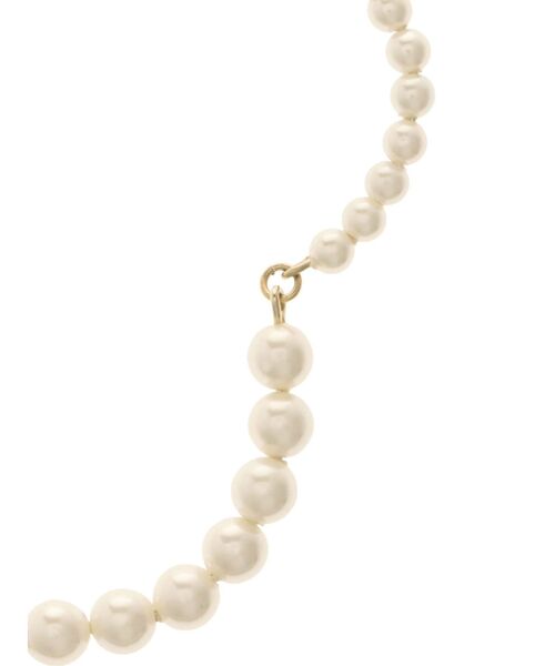 LAGUNAMOON（ラグナムーン）の「LADYフェイクカーブパールネックレス 結婚式 オケージョン（ピアス（両耳用）・レディース・アイボリー・FREE）」の3枚目の写真