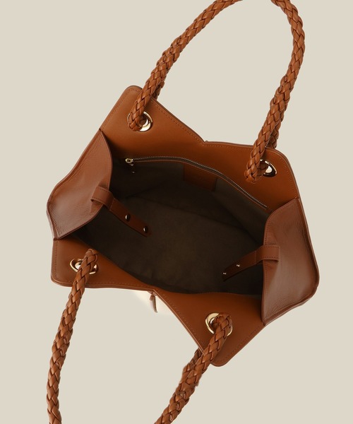 ROPE'（ロペ）の「【teau】navire（ナビーレ） TOTE BAG Large（ハンドバッグ・レディース・ネイビー/オフホワイト・FREE）」の7枚目の写真
