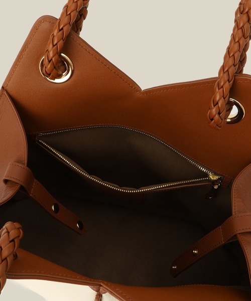 ROPE'（ロペ）の「【teau】navire（ナビーレ） TOTE BAG Large（ハンドバッグ・レディース・ネイビー/オフホワイト・FREE）」の9枚目の写真