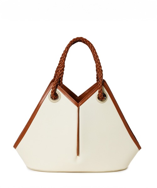 ROPE'（ロペ）の「【teau】navire（ナビーレ） TOTE BAG Large（ハンドバッグ・レディース・ネイビー/オフホワイト・FREE）」の12枚目の写真
