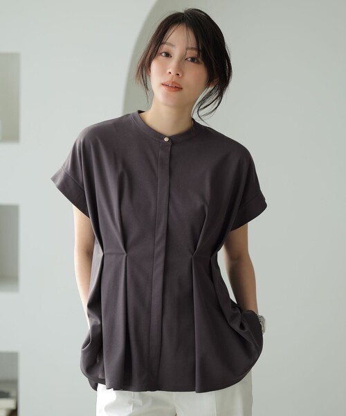 ANY SIS(エニィスィス)の「カナパウエストタック プルオーバー(Tシャツ/カットソー・レディース・ホワイト系/グレー系/ネイビー系・X-LARGE)」の8枚目の写真