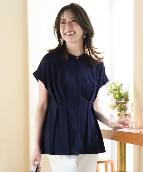 ANY SIS(エニィスィス)の「カナパウエストタック プルオーバー(Tシャツ/カットソー・レディース・ホワイト系/グレー系/ネイビー系・X-LARGE)」の21枚目の写真