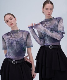 HARE | 2WAYニュアンスガラシアーT(HARE)(Tシャツ/カットソー)