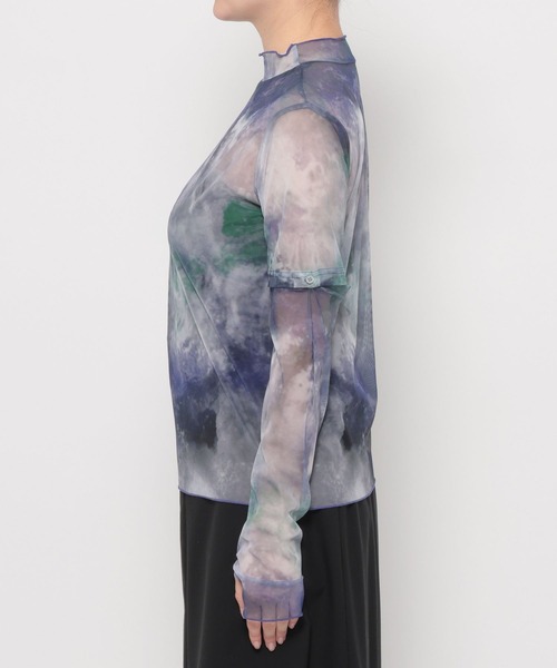 HARE（ハレ）の「2WAYニュアンスガラシアーT(HARE)（Tシャツ/カットソー・レディース・パープル/ブルー・FREE）」の19枚目の写真