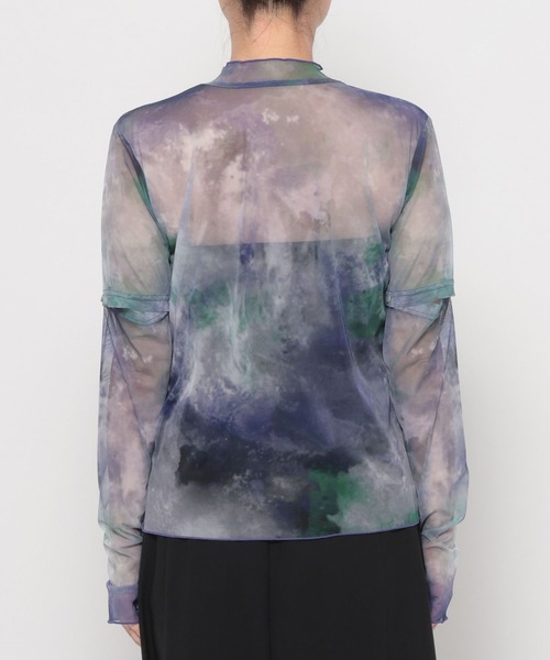 HARE（ハレ）の「2WAYニュアンスガラシアーT(HARE)（Tシャツ/カットソー・レディース・パープル/ブルー・FREE）」の20枚目の写真