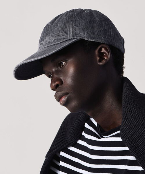 KIJIMA TAKAYUKI(キジマ タカユキ)の「KIJIMA TAKAYUKI | スラブデニム 6Pキャップ MEN(キャップ・メンズ・ブルー/ダークグレー・F)」の1枚目の写真