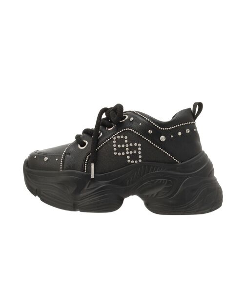 GYDA（ジェイダ）の「GG bijou designスニーカー（スニーカー・レディース・オフホワイト/ブラック・LARGE/MEDIUM/SMALL）」の5枚目の写真