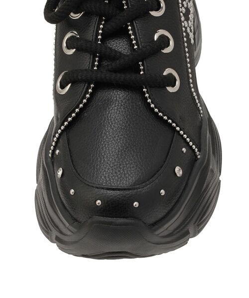 GYDA（ジェイダ）の「GG bijou designスニーカー（スニーカー・レディース・オフホワイト/ブラック・LARGE/MEDIUM/SMALL）」の8枚目の写真