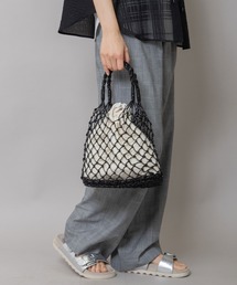 Munich | メッシュ&キャンバスハンドバッグ(ハンドバッグ)