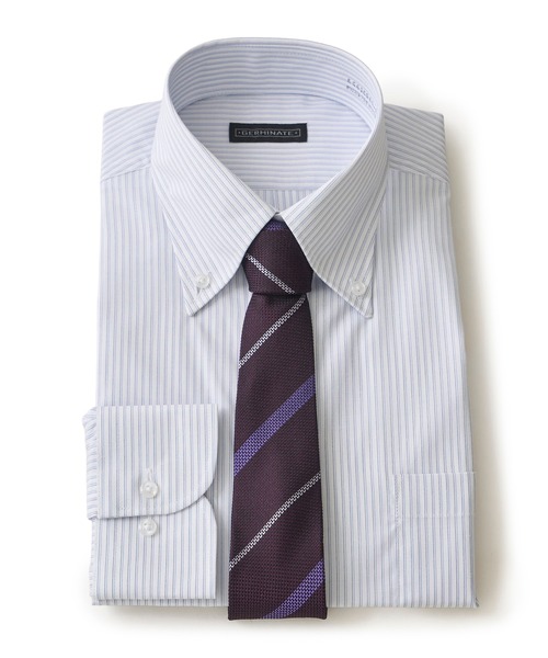 TETE HOMME(テットオム)の「アソート T/Cドレスシャツ / ボタンダウンビジネスシャツ(ビジネスシャツ・メンズ・ホワイト/グレー系1/ブルー/ホワイト系2/サックスブルー・LARGE/X-LARGE/MEDIUM)」の9枚目の写真