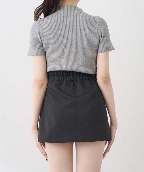 OLIVE des OLIVE（オリーブデオリーブ）の「【Belle Charme】Bijou Box Mini Skirt（スカート・レディース・グレー/ブラウン/ブラック・FREE）」の7枚目の写真