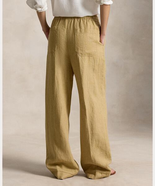 POLO RALPH LAUREN（ポロ ラルフ ローレン）の「リネン ドローストリング パンツ（その他パンツ・レディース・ブラウン系5・M/L/XXS/XS/S）」の6枚目の写真