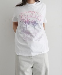 GANNI | GANNI Basic jersey cocktail relaxed t-shirt(Tシャツ/カットソー)