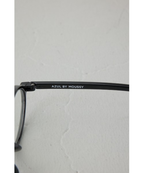AZUL by moussy（アズールバイマウジー）の「ラウンドフレームアイウェア（メガネ・レディース・ブラウン/ブラック・FREE）」の10枚目の写真