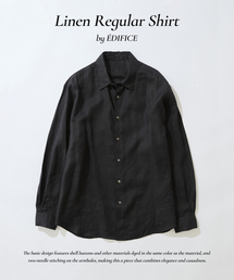 EDIFICE | シアー リネン レギュラーカラーシャツ(シャツ/ブラウス)
