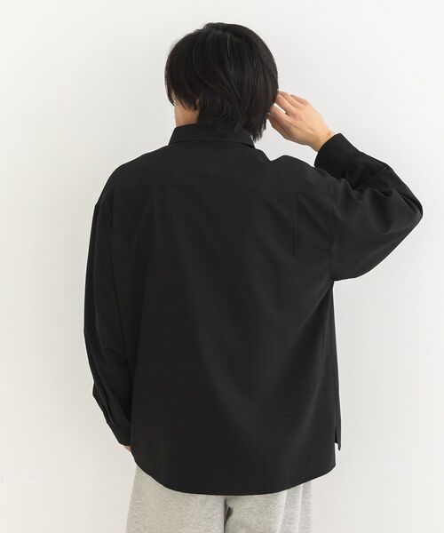 CRAFT STANDARD BOUTIQUE(クラフトスタンダードブティック)の「バルーンスリーブシャツ(シャツ/ブラウス・メンズ・グレー/ブラック・L/M)」の13枚目の写真
