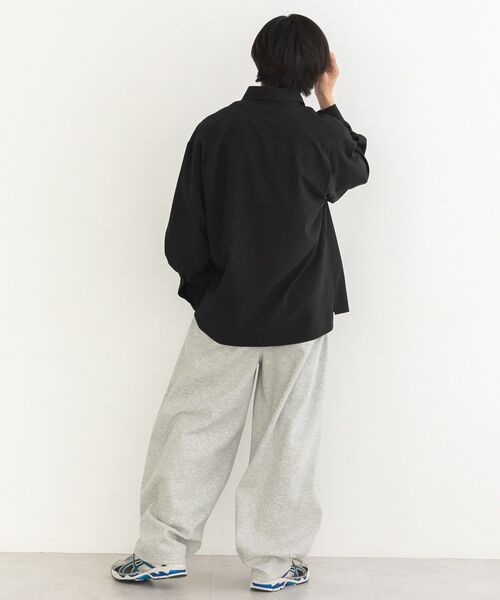 CRAFT STANDARD BOUTIQUE(クラフトスタンダードブティック)の「バルーンスリーブシャツ(シャツ/ブラウス・メンズ・グレー/ブラック・L/M)」の10枚目の写真
