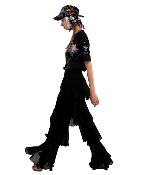 GREEDILOUS（グリディアス）の「ブラックラッフルパンツ（その他パンツ・レディース・その他・S/M/L/XS）」の2枚目の写真