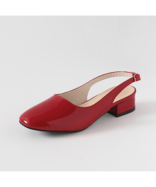 CHAAKAN(チャカン靴)の「ユルリ ミドルヒール スリングバック SBLTS1b4212 (4cm)(サンダル・レディース・ホワイト/ブラック/ベージュ/レッド/ピンク/アイボリー/ホワイト系その他/ブラック系その他・22cm/22.5cm/23.5cm/24cm/23cm/24.5cm/25cm/25.5cm)」の8枚目の写真