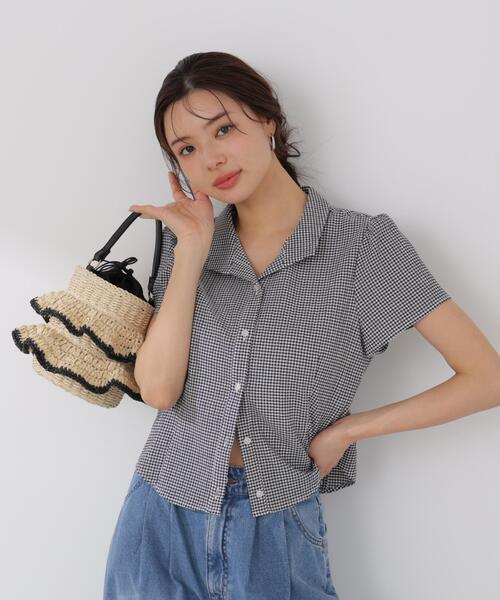 PROPORTION BODY DRESSING(プロポーションボディドレッシング)の「コンパクトレディ-シャツ / 1216110407(シャツ/ブラウス・レディース・ホワイト/ブルー/ブラック系その他・MEDIUM/SMALL)」の3枚目の写真