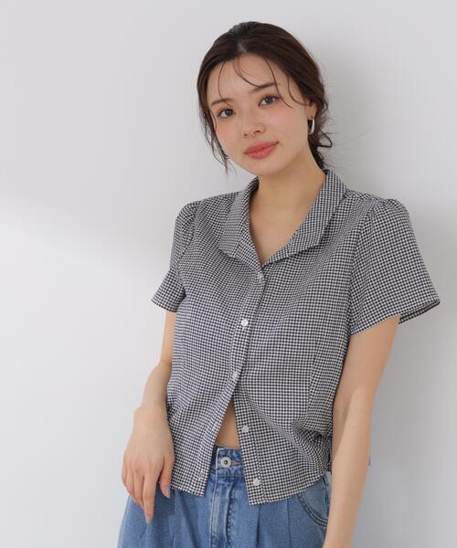 PROPORTION BODY DRESSING(プロポーションボディドレッシング)の「コンパクトレディ-シャツ / 1216110407(シャツ/ブラウス・レディース・ホワイト/ブルー/ブラック系その他・MEDIUM/SMALL)」の13枚目の写真