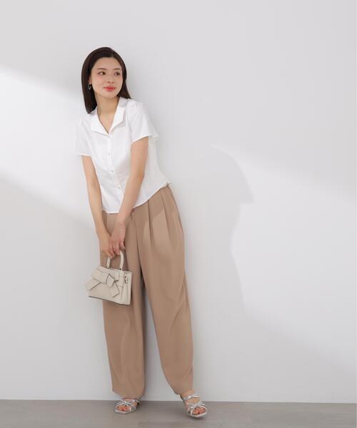 PROPORTION BODY DRESSING(プロポーションボディドレッシング)の「コンパクトレディ-シャツ / 1216110407(シャツ/ブラウス・レディース・ホワイト/ブルー/ブラック系その他・MEDIUM/SMALL)」の4枚目の写真