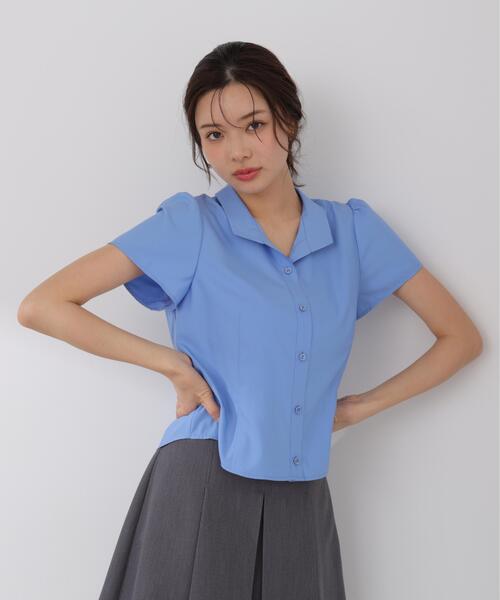 PROPORTION BODY DRESSING(プロポーションボディドレッシング)の「コンパクトレディ-シャツ / 1216110407(シャツ/ブラウス・レディース・ホワイト/ブルー/ブラック系その他・MEDIUM/SMALL)」の14枚目の写真