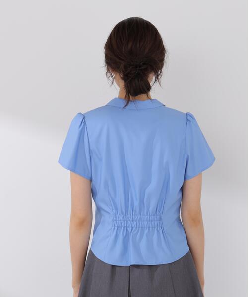 PROPORTION BODY DRESSING(プロポーションボディドレッシング)の「コンパクトレディ-シャツ / 1216110407(シャツ/ブラウス・レディース・ホワイト/ブルー/ブラック系その他・MEDIUM/SMALL)」の4枚目の写真