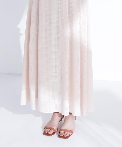 NATURAL BEAUTY BASIC(ナチュラルビューティーベーシック)の「シャドーチェックカシュクールワンピース(ワンピース・レディース・ネイビー/ラベンダー/ベージュ・P/S/MEDIUM)」の12枚目の写真