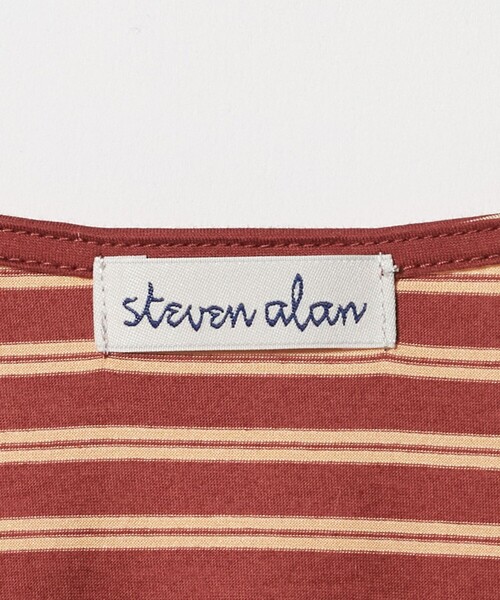 Steven Alan(スティーブンアラン)の「<Steven Alan>ボーダー カーディガン(カーディガン/ボレロ・レディース・ダークオレンジ/ライトブルー・FREE)」の14枚目の写真