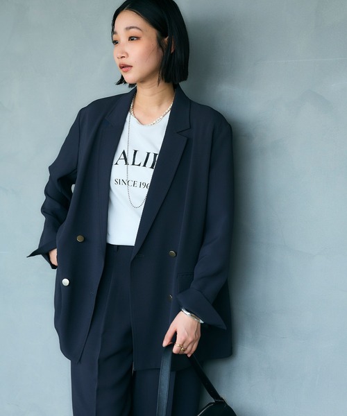 CROSS FUNCTION(クロスファンクション)の「《UV・接触冷感》エブ楽 MALIBUロゴデザインTシャツ【CROSS FUNCTION/クロスファンクション】(Tシャツ/カットソー・レディース・ホワイト/チャコールグレー・M/LL/L)」の12枚目の写真