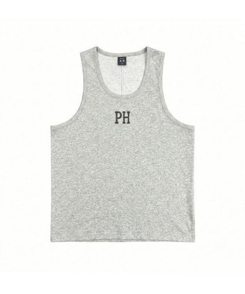 PHERMENON(フェルメノン)の「スタンダードPH切り替えノースリーブ - グレー(Tシャツ/カットソー・メンズ・グレー・1/2)」の5枚目の写真
