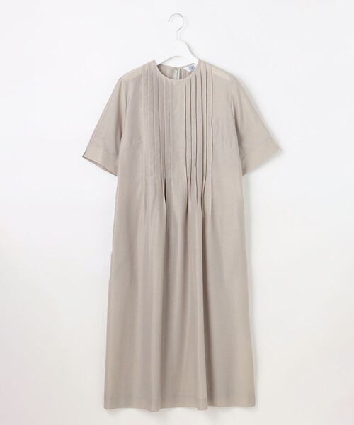 J.PRESS(ジェイプレス)の「エアリースパンボイル ワンピース(ワンピース・レディース・ベージュ系/ネイビー系/グレー系・T15/T13)」の8枚目の写真
