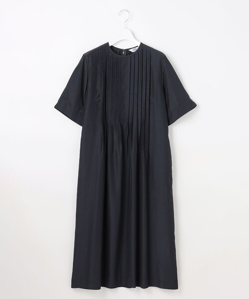 J.PRESS(ジェイプレス)の「エアリースパンボイル ワンピース(ワンピース・レディース・ベージュ系/ネイビー系/グレー系・T15/T13)」の9枚目の写真